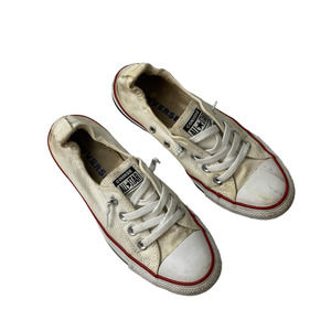 Converse Womens Shoreline Sneakers Size 7 White Pull-on Shoes Gym